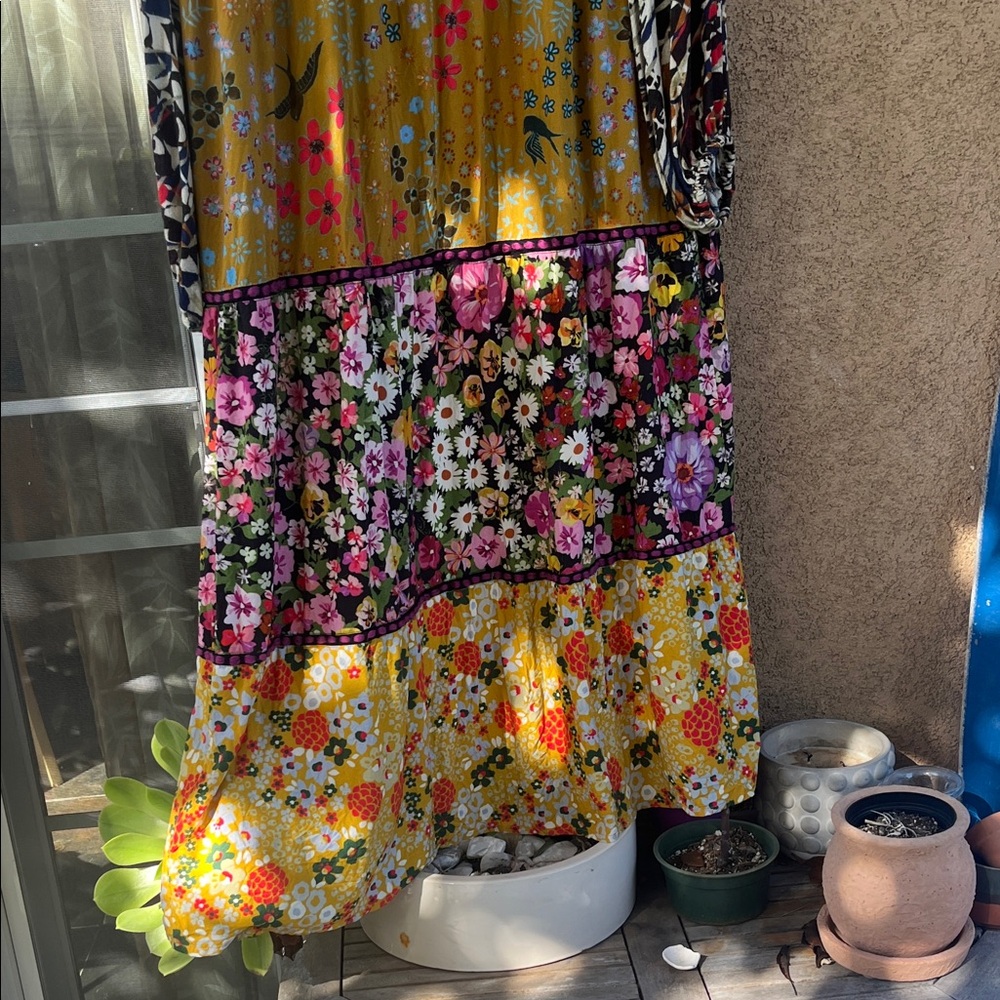 Multicolor Patchwork Kimono - image 6